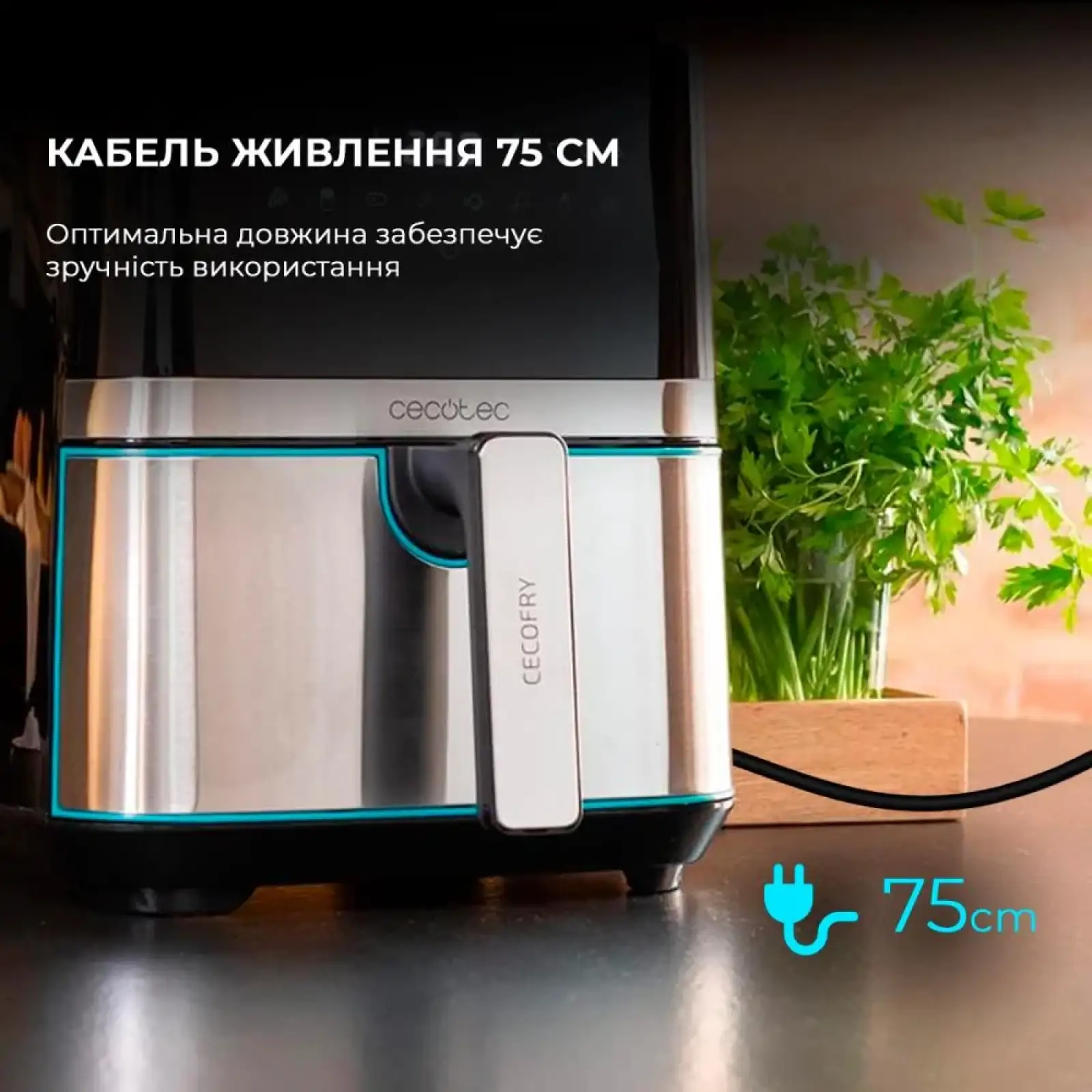 Мультипіч CECOTEC Cecofry Full Inox 5500 Pro з аксесуарами UA