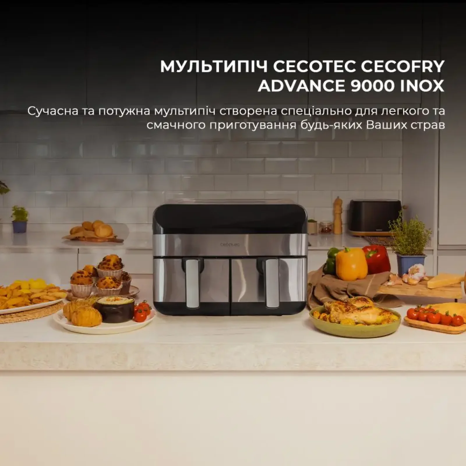Мультипіч CECOTEC Cecofry Advance 9000 Inox (CCTC-03489) UA