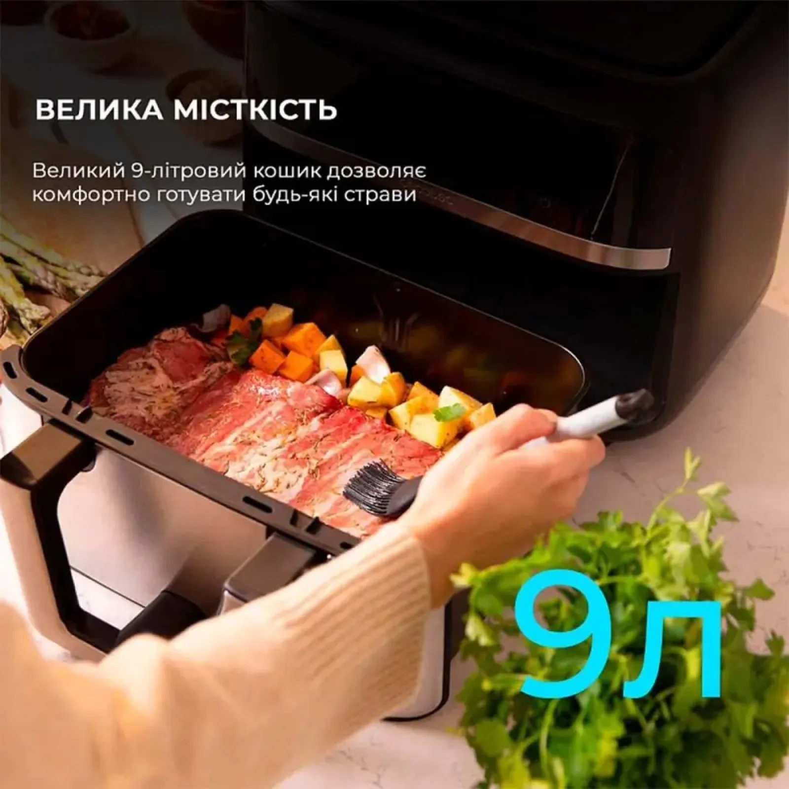 Мультипіч CECOTEC Cecofry Dual 9000 (A01 EU01 100149) UA