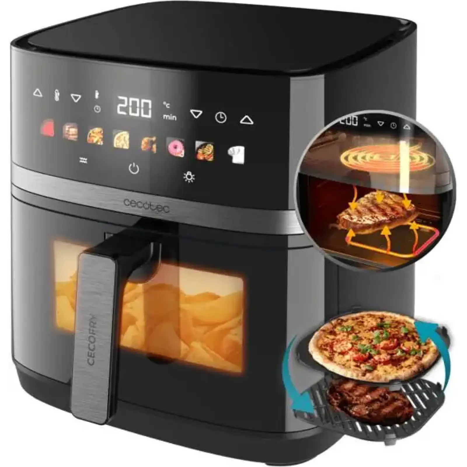 Мультипіч CECOTEC Cecofry&Grill Duoheat 8000 (A01 EU01 100501) UA