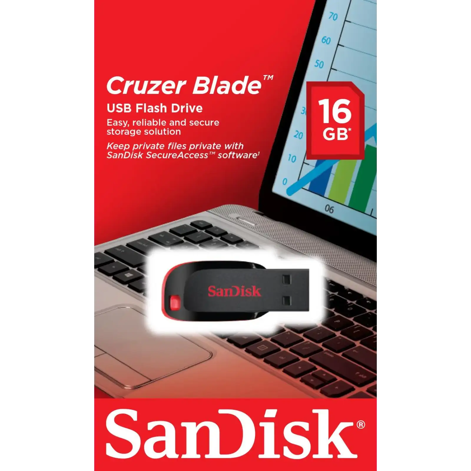 Флеш-пам'ять (накопичувач USB) USB2 16GB SDCZ50-016G-B35 SANDISK UA