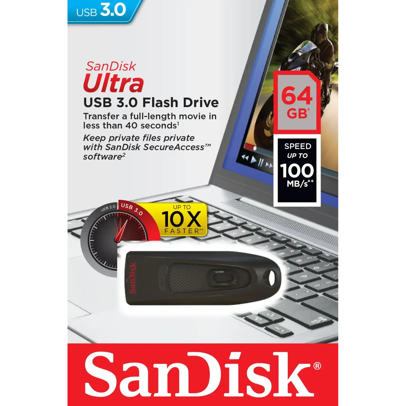 Флеш-пам'ять (накопичувач USB) USB3 64GB SDCZ48-064G-U46 SANDISK UA