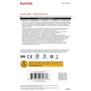 Флеш-пам'ять (накопичувач USB) USB2 128GB SDCZ60-128G-B35 SANDISK UA