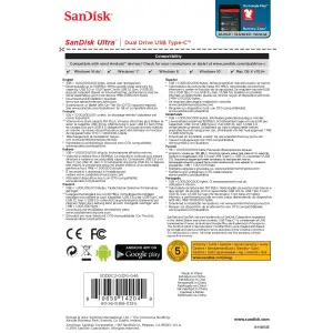 Флеш-пам'ять (накопичувач USB) USB-C 32GB SDDDC2-032G-G46 SANDISK UA