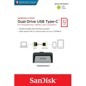 Флеш-пам'ять (накопичувач USB) USB-C 32GB SDDDC2-032G-G46 SANDISK UA