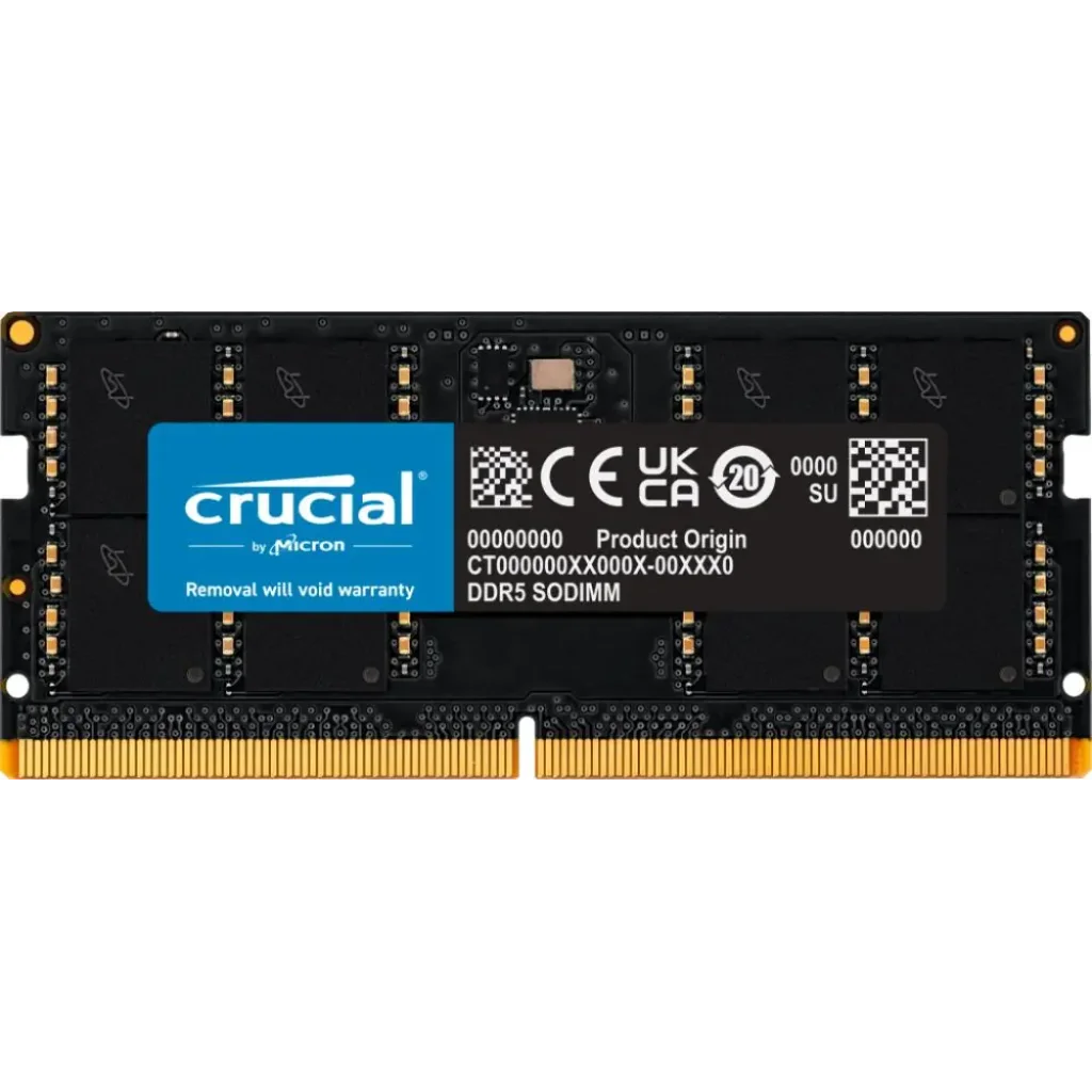 Набір з двох модулів пам'яті 64GB DDR5-5600 SO KIT2 CT2K32G56C46S5 CRUCIAL UA