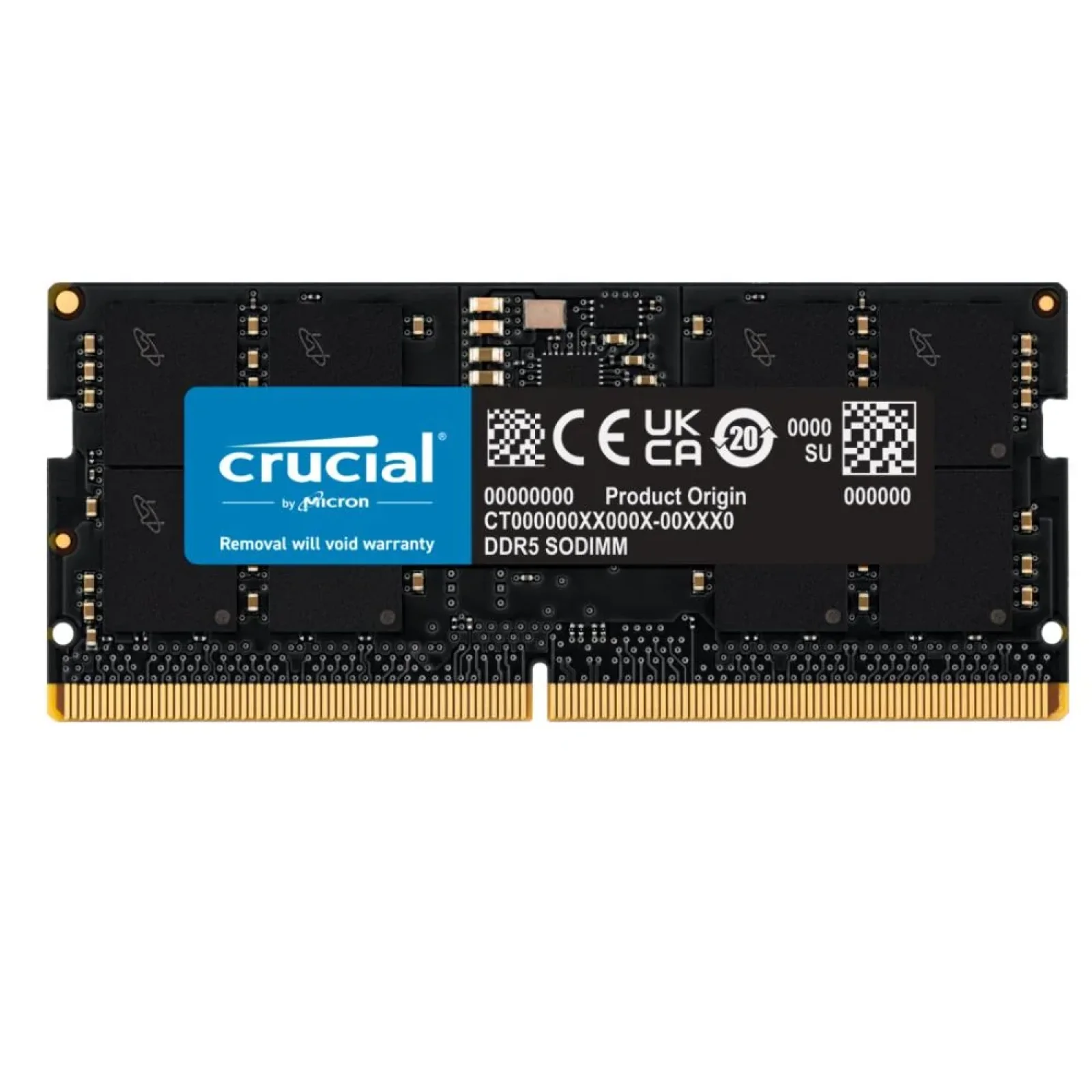 Модуль пам'яті 16GB DDR5-4800 SO CT16G48C40S5 CRUCIAL UA