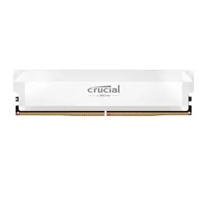 Модуль пам'яті Crucial 16 GB DDR5 6400 MHz Pro Overclocking White (CP16G64C32U5W) UA