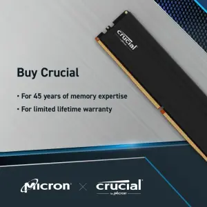 Модуль пам'яті Crucial Pro 32GB DDR5-5600 MHz (CP32G60C40U5BT) UA