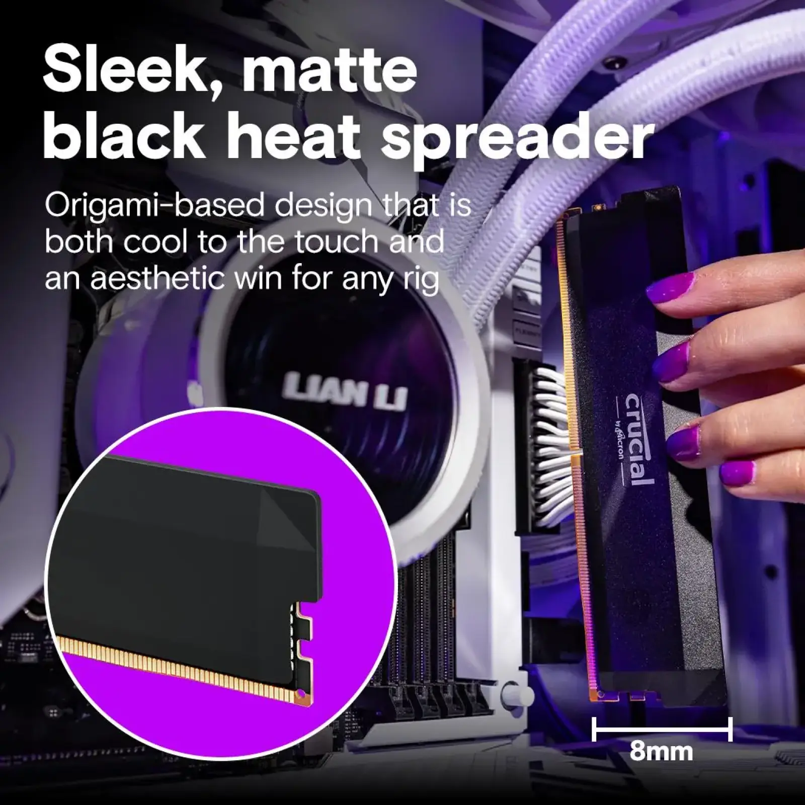 Набор двух модулей памяти Crucial 64 GB (2x32GB) 6400 MHz DDR5 Pro Overclocking (CP2K32G64C40U5B) UA