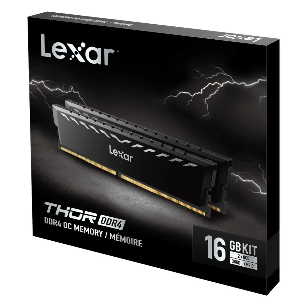 Набір з двох модулів пам'яті 16GB PC28800 DDR4 K2 LD4U08G36C18LG-RGD LEXAR UA