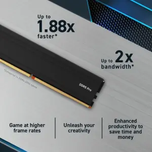 Модуль пам'яті Crucial Pro 32GB DDR5-5600 MHz (CP32G60C40U5BT) UA