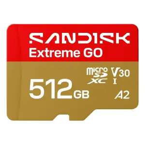 Карта пам'яті SANDISK Extreme GO SDXC 512GB UHS-I V30 A2 (SDSQXGN-512G-GN6MN) UA