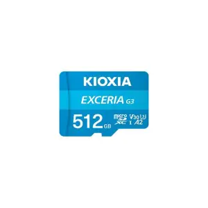 Карта пам'яті KIOXIA EXCERIA G3 microSDXC 512GB U3 V30 W/A (LMEX3L512GG2) UA