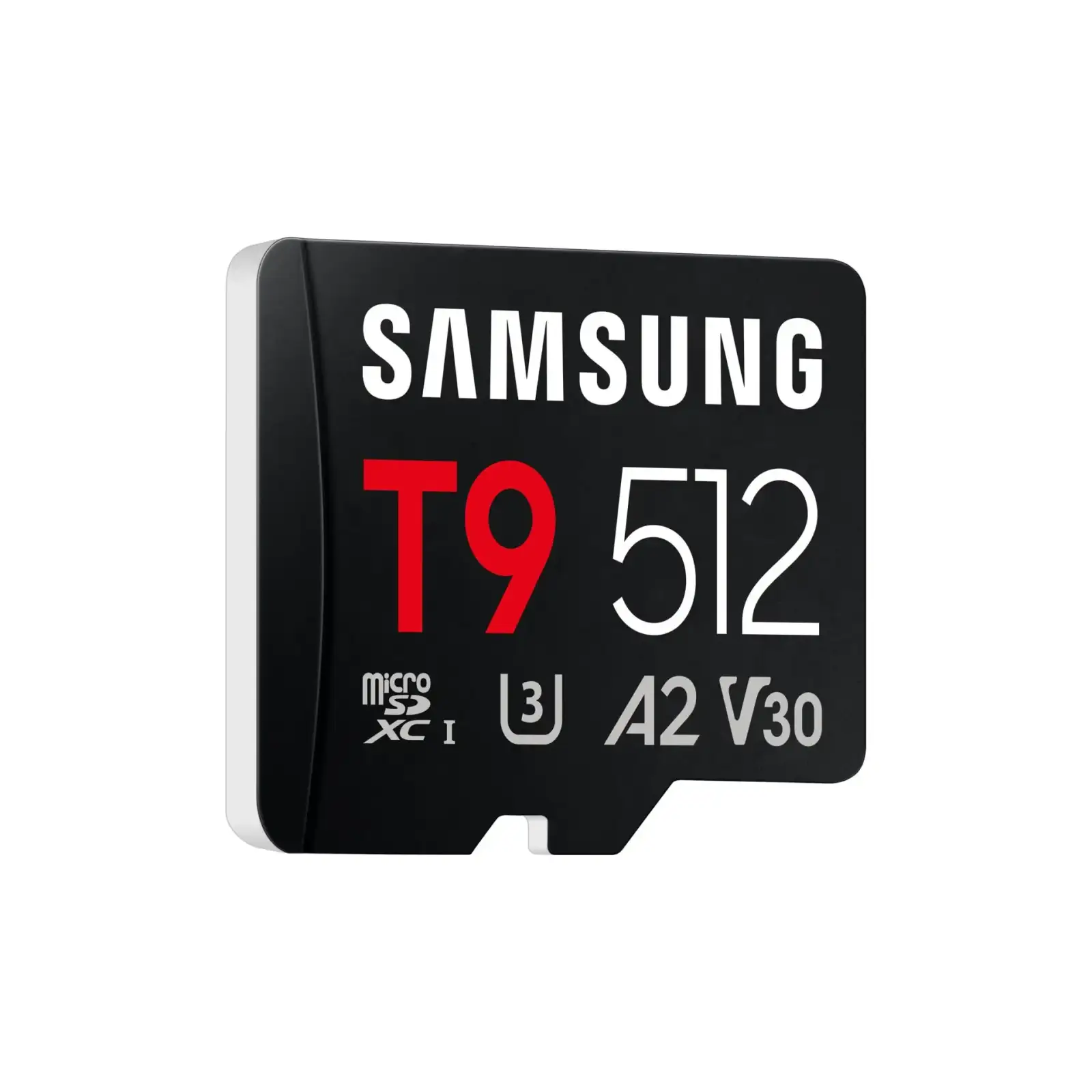 Карта пам'яті SAMSUNG MICRO SDXC T9 512GB, U3, V30, A2 до 200 Мб/с (MB-MH512T/WW) UA