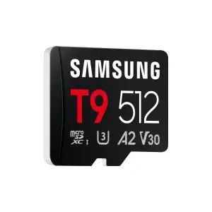 Карта пам'яті SAMSUNG MICRO SDXC T9 512GB, U3, V30, A2 до 200 Мб/с (MB-MH512T/WW) UA