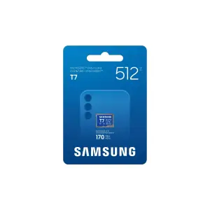 Карта пам'яті SAMSUNG MICRO SDXC T7 512GB, U3, V30, A2 до 170 Мб/с (MB-MB512T/WW) UA