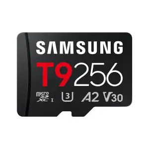 Карта пам'яті SAMSUNG MICRO SDXC T9 256GB, U3, V30, A2 до 200 Мб/с (MB-MH256T/WW) UA