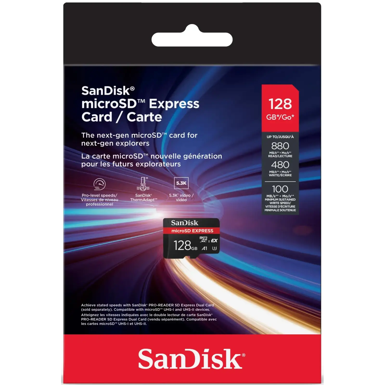 Карта пам’яті MICRO SDXC 128GB UHS-I SDSQXFN-128G-GN4NN SANDISK UA