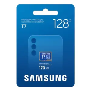 Карта пам’яті SAMSUNG MICRO SDXC T7 128GB, U3, V30, A2 до 170 Мб/с (MB-MB128T/WW) UA