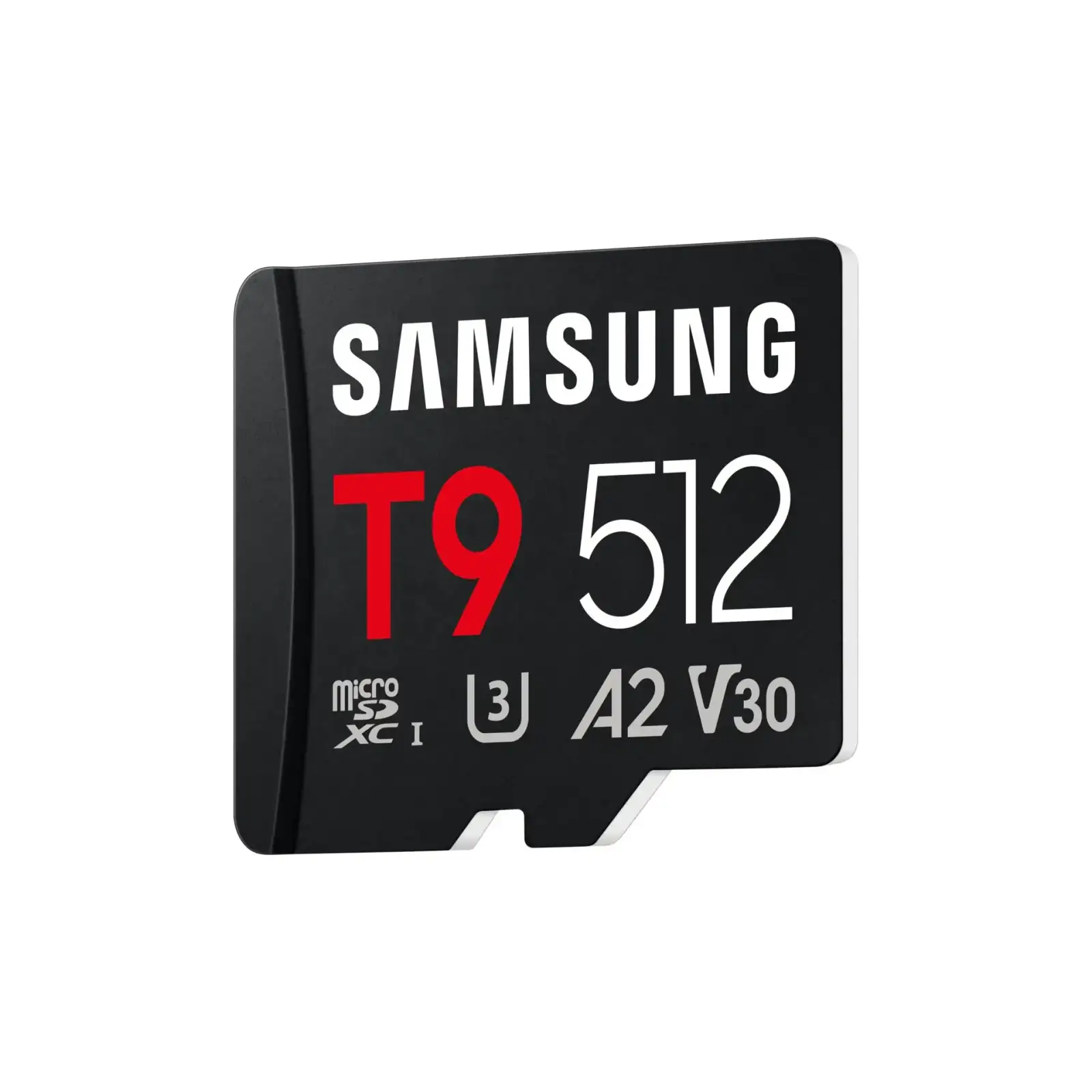 Карта пам'яті SAMSUNG MICRO SDXC T9 512GB, U3, V30, A2 до 200 Мб/с (MB-MH512T/WW) UA