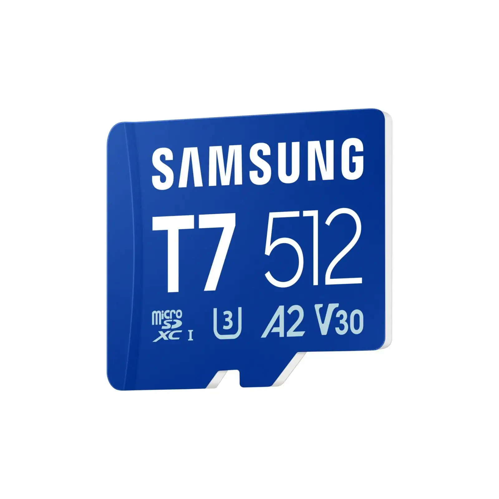Карта пам'яті SAMSUNG MICRO SDXC T7 512GB, U3, V30, A2 до 170 Мб/с (MB-MB512T/WW) UA