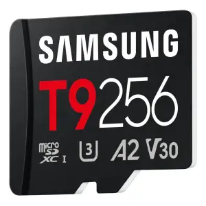 Карта пам'яті SAMSUNG MICRO SDXC T9 256GB, U3, V30, A2 до 200 Мб/с (MB-MH256T/WW) UA