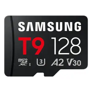 Карта пам'яті SAMSUNG MICRO SDXC T9 128GB, U3, V30, A2 до 200 Мб/с (MB-MH128T/WW) UA