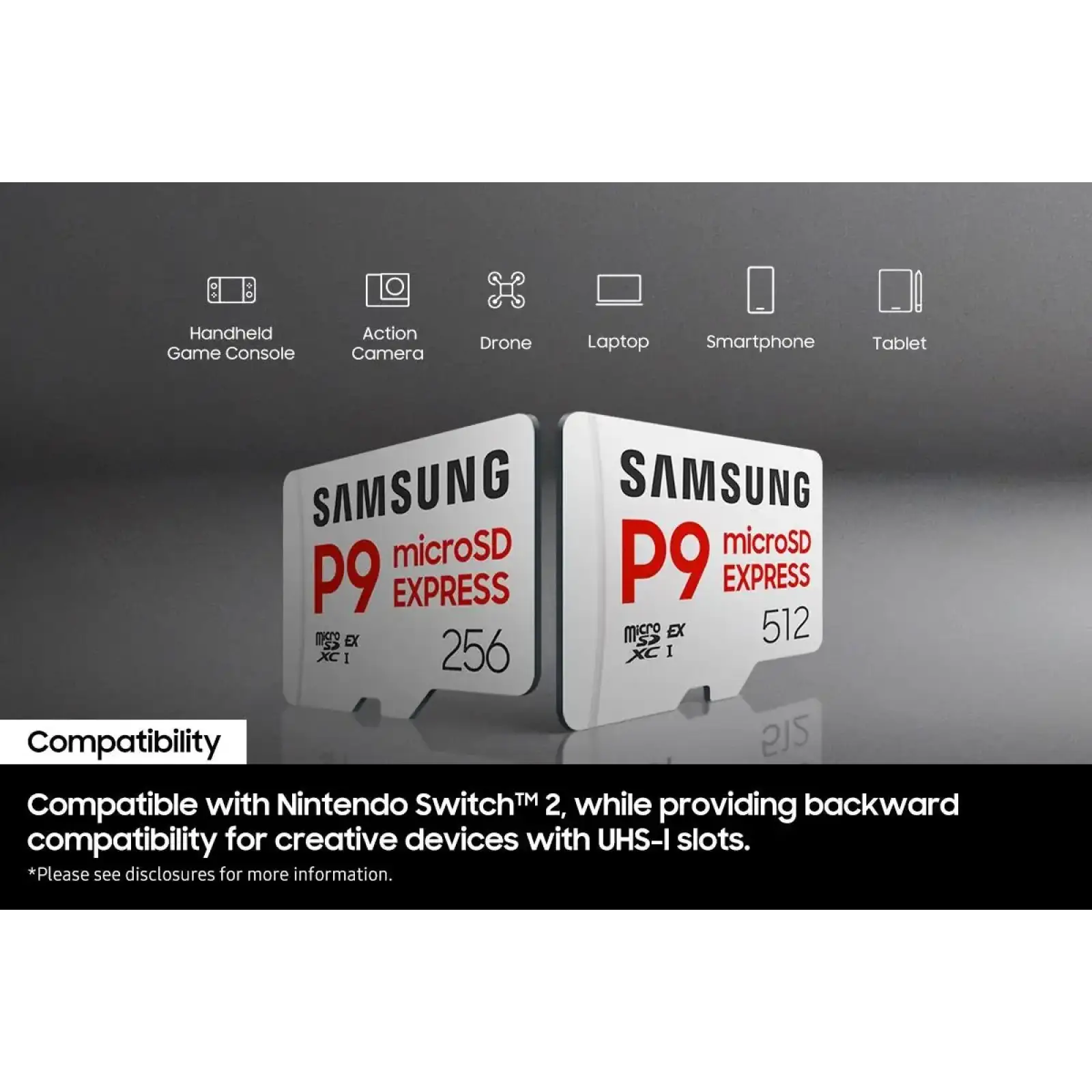 Карта пам’яті MICRO SDXC PRO 512GB P9 EXPRES MB-MK512T/WW SAMSUNG UA