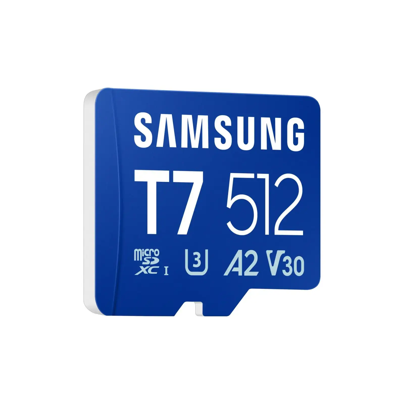 Карта пам'яті SAMSUNG MICRO SDXC T7 512GB, U3, V30, A2 до 170 Мб/с (MB-MB512T/WW) UA