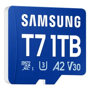 Карта пам’яті SAMSUNG MICRO SDXC T7 1TB, U3, V30, A2 до 170 Мб/с (MB-MB1T0T/WW) UA