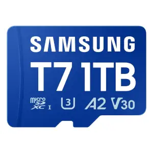 Карта пам’яті SAMSUNG MICRO SDXC T7 1TB, U3, V30, A2 до 170 Мб/с (MB-MB1T0T/WW) UA