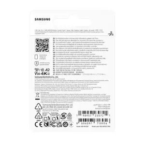 Карта пам'яті SAMSUNG MICRO SDXC T9 128GB, U3, V30, A2 до 200 Мб/с (MB-MH128T/WW) UA