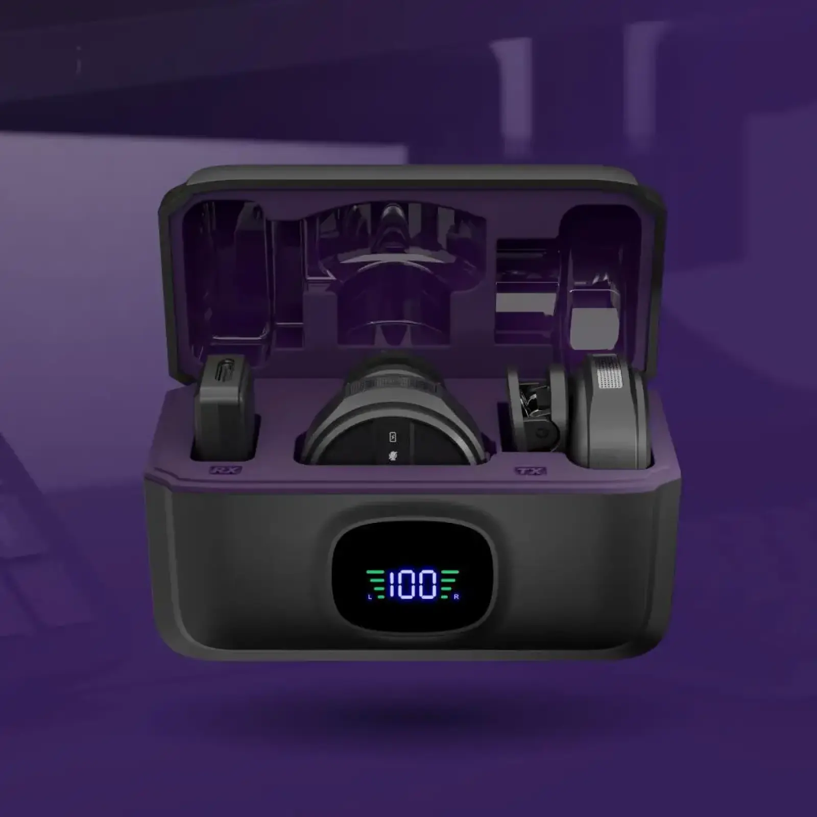 Мікрофон петличний бездротовий Streamplify MIC GO-48-WL, чорний (SPML-MG1C051.11) UA