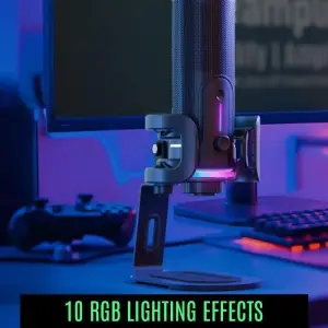 Мікрофон Streamplify MIC PRO-192-RGB-ST, чорний (SPMC-MP3C327.11) UA