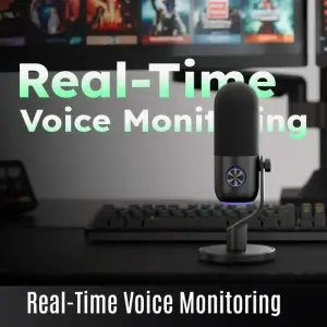 Мікрофон Streamplify MIC MINI-48-RGB-ST, чорний (SPMC-MM1C327.11) UA