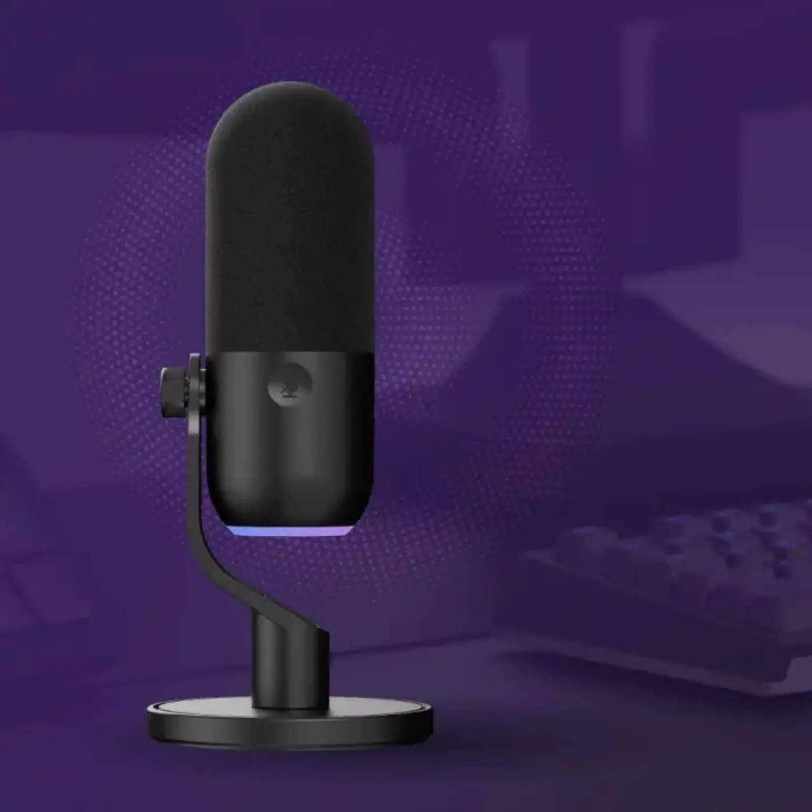 Мікрофон Streamplify MIC MINI-48-RGB-ST, чорний (SPMC-MM1C327.11) UA