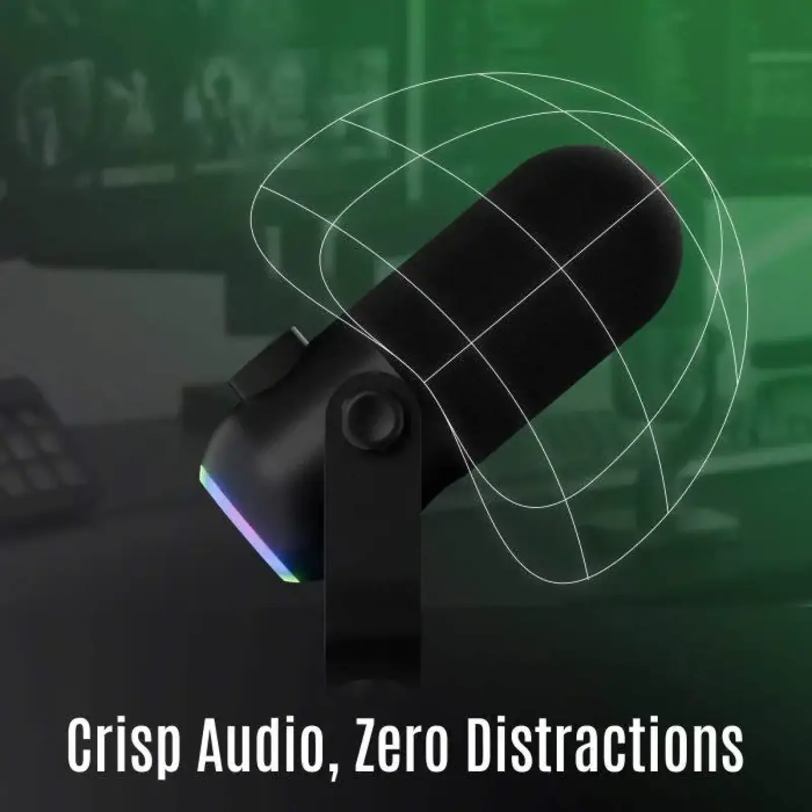 Мікрофон Streamplify MIC MINI-48-RGB-ST, чорний (SPMC-MM1C327.11) UA