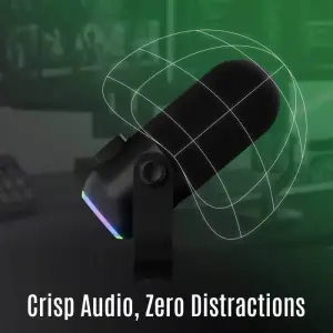 Мікрофон Streamplify MIC MINI-48-RGB-ST, чорний (SPMC-MM1C327.11) UA