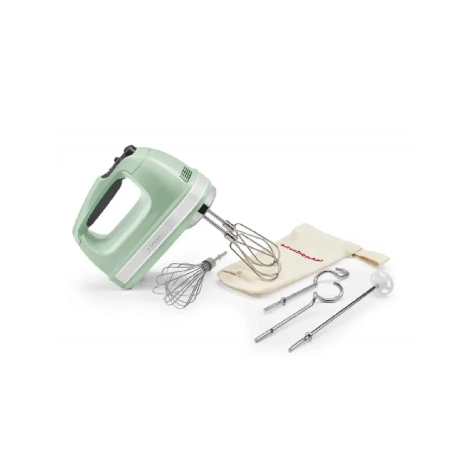 Міксер KitchenAid 5KHM9212EPT ручний 9 швидкостей фісташковий UA