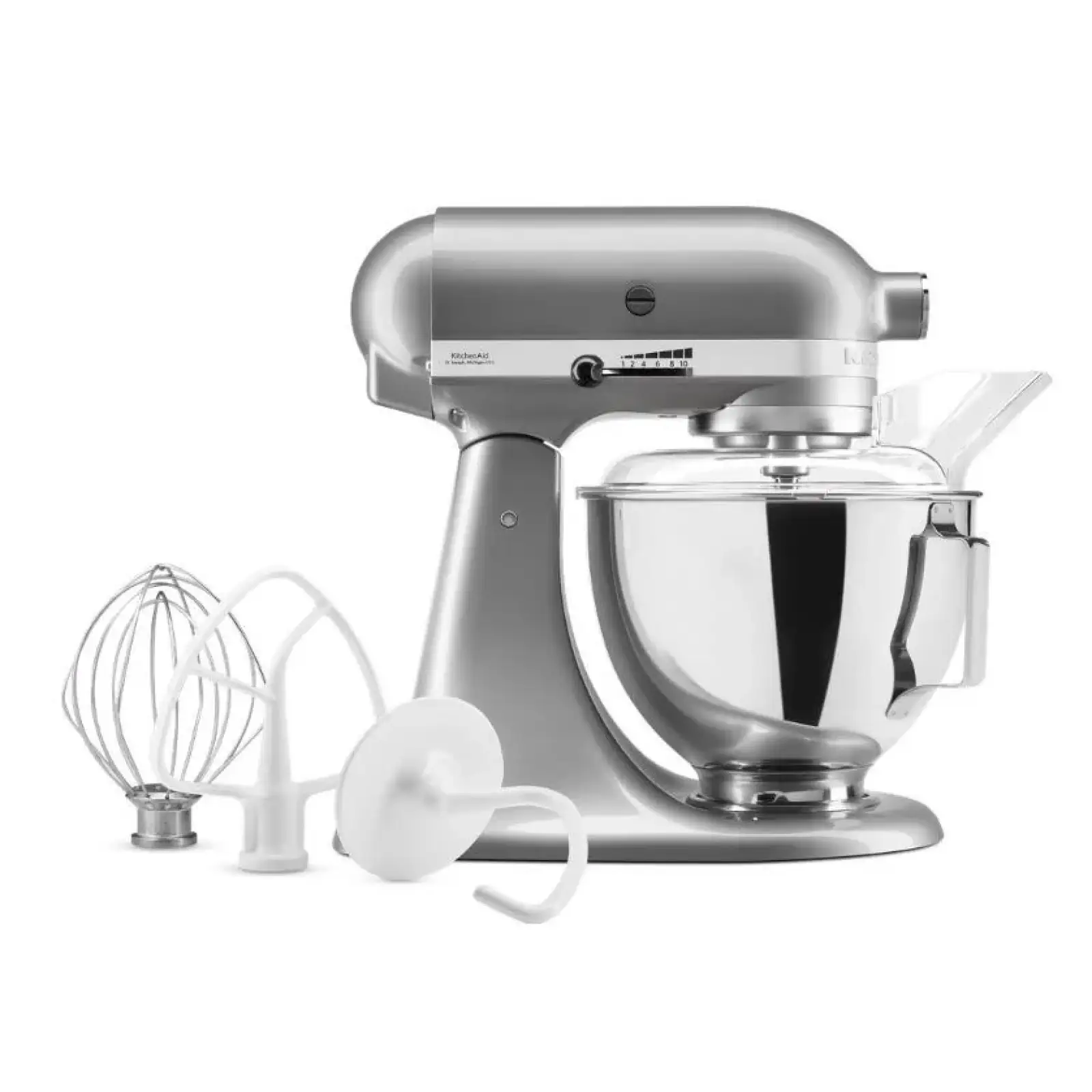 Кухонна машина KitchenAid Artisan 4,3 л 5KSM95PSEMC з відкидним блоком колір хром UA