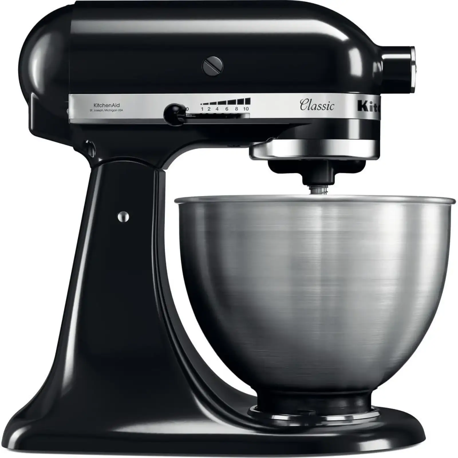 Кухонна машина KitchenAid CLASSIC 4,3 л 5K45SSEOB з відкидним блоком чорний UA