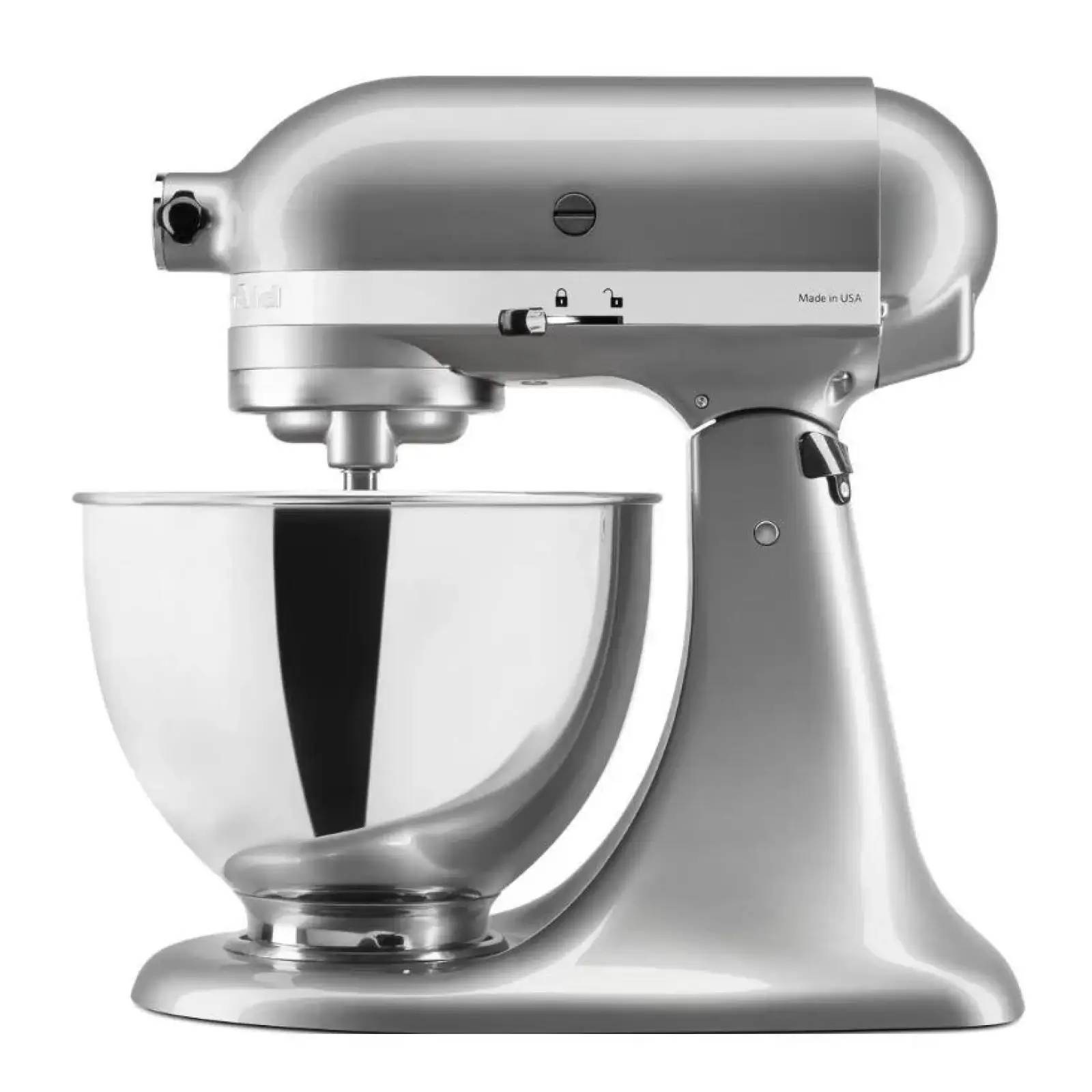 Кухонна машина KitchenAid Artisan 4,3 л 5KSM95PSEMC з відкидним блоком колір хром UA