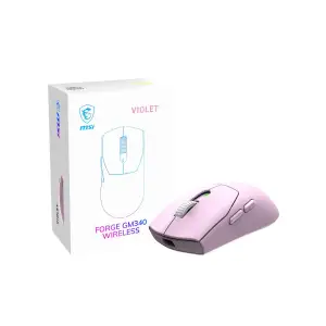 Миша бездротова MSI FORGE GM340, рожевий (FORGE GM340 W VIOLET) UA