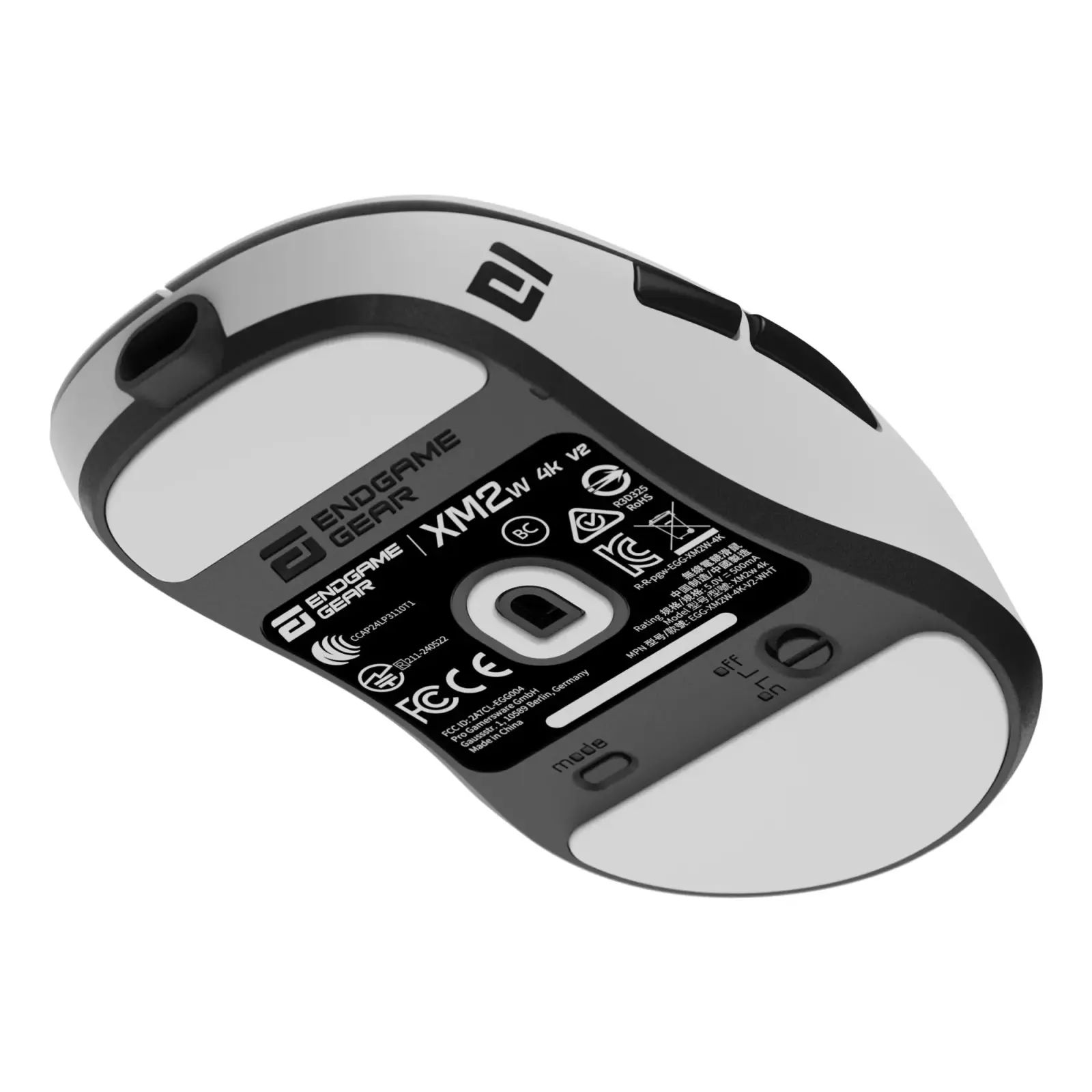 Миша ігрова бездротова Endgame Gear XM2w 4k v2, білий (PGW-EG-MOU-080) UA
