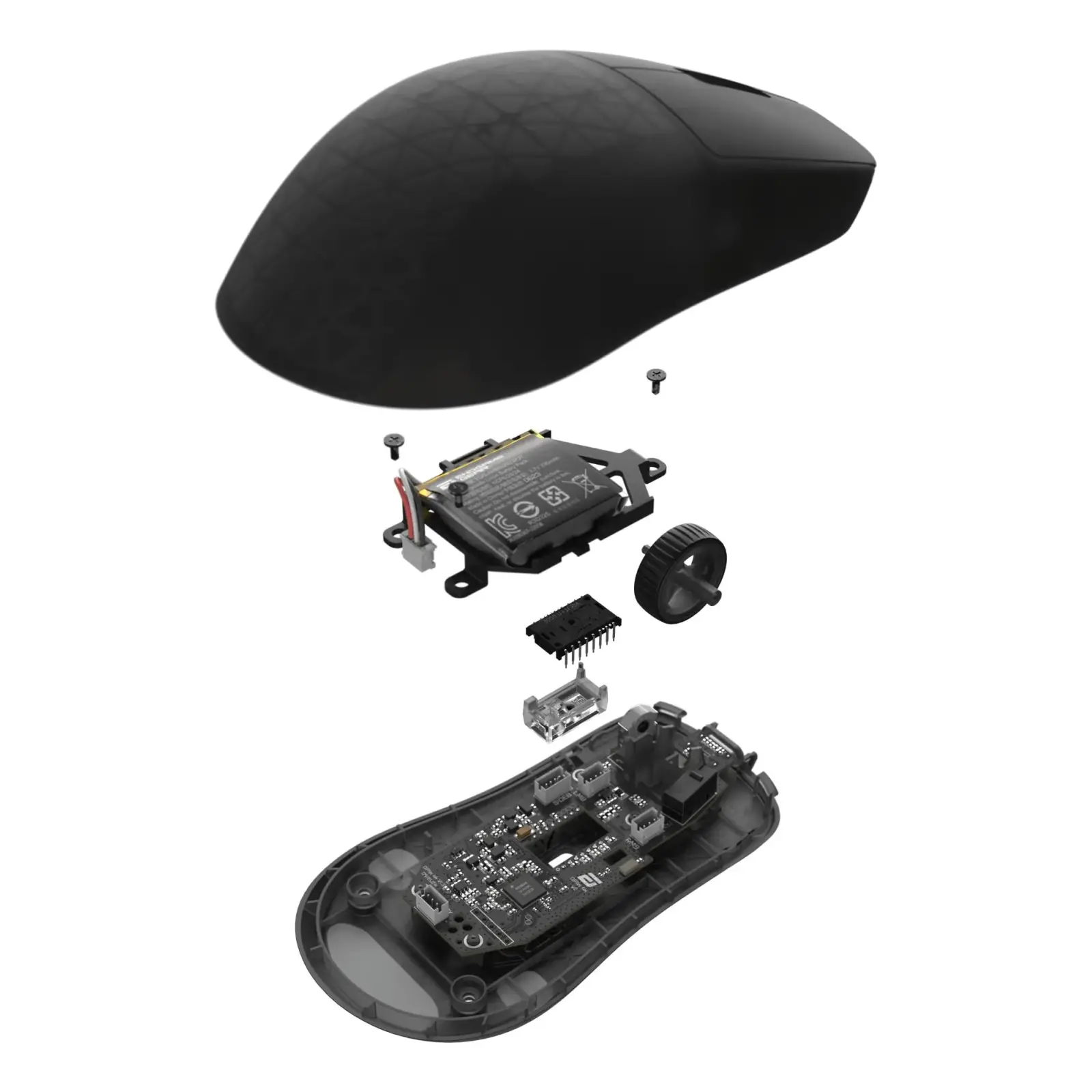 Миша ігрова бездротова Endgame Gear OP1w 4k v2, чорний (прозорий) (PGW-EG-MOU-073) UA