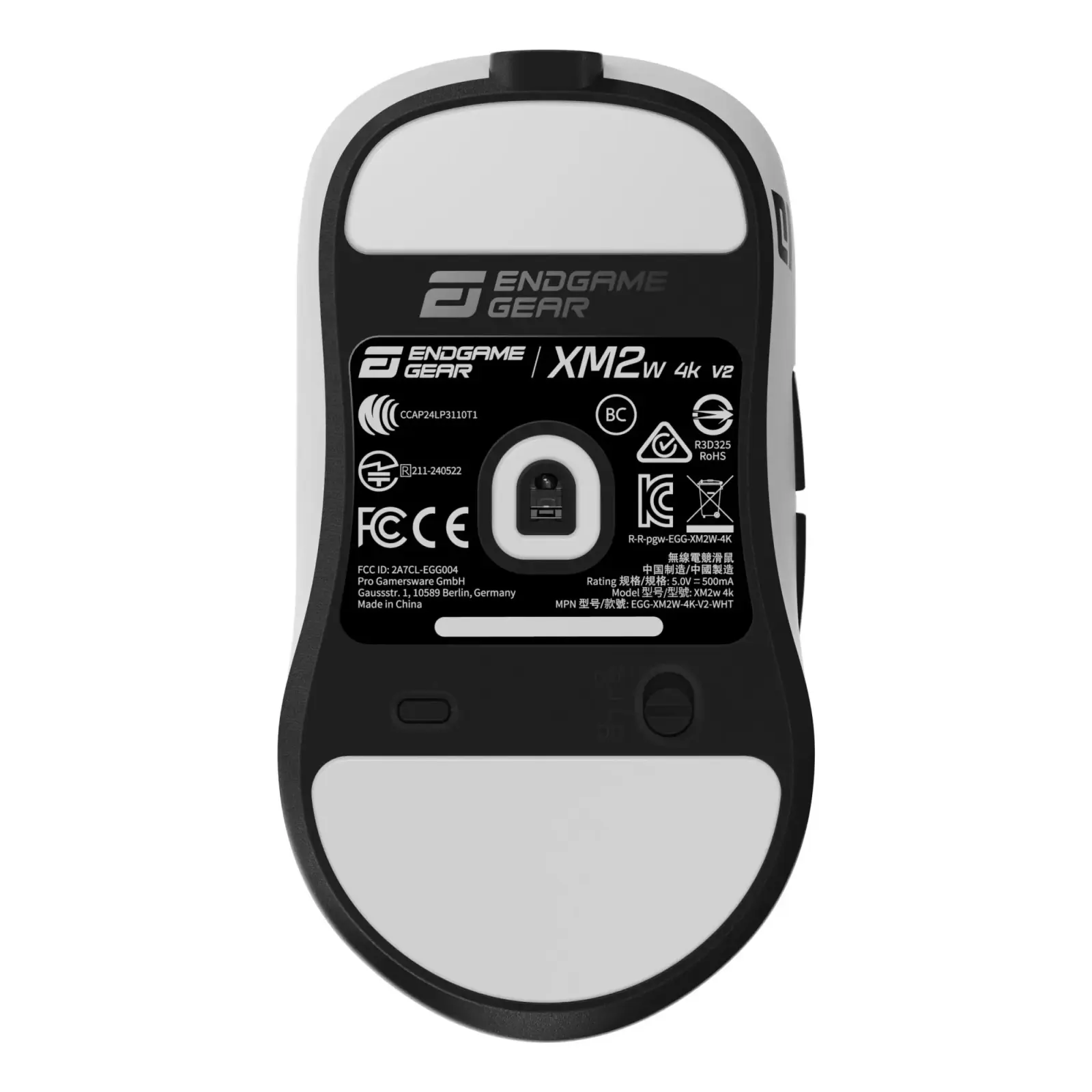 Миша ігрова бездротова Endgame Gear XM2w 4k v2, білий (PGW-EG-MOU-080) UA