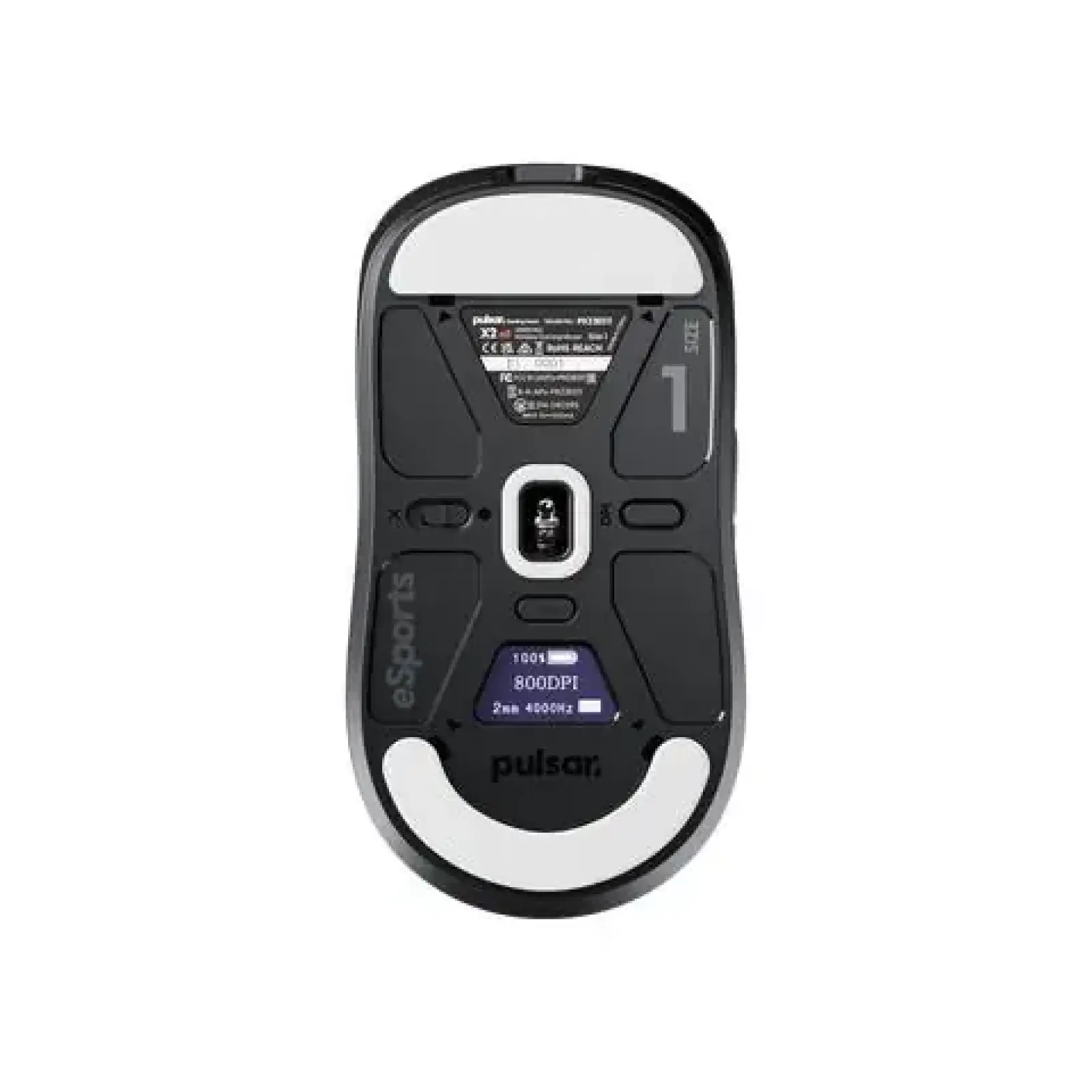 Миша бездротова PULSAR X2 v3 eS Size1 8K чорна (PX23ES11) UA