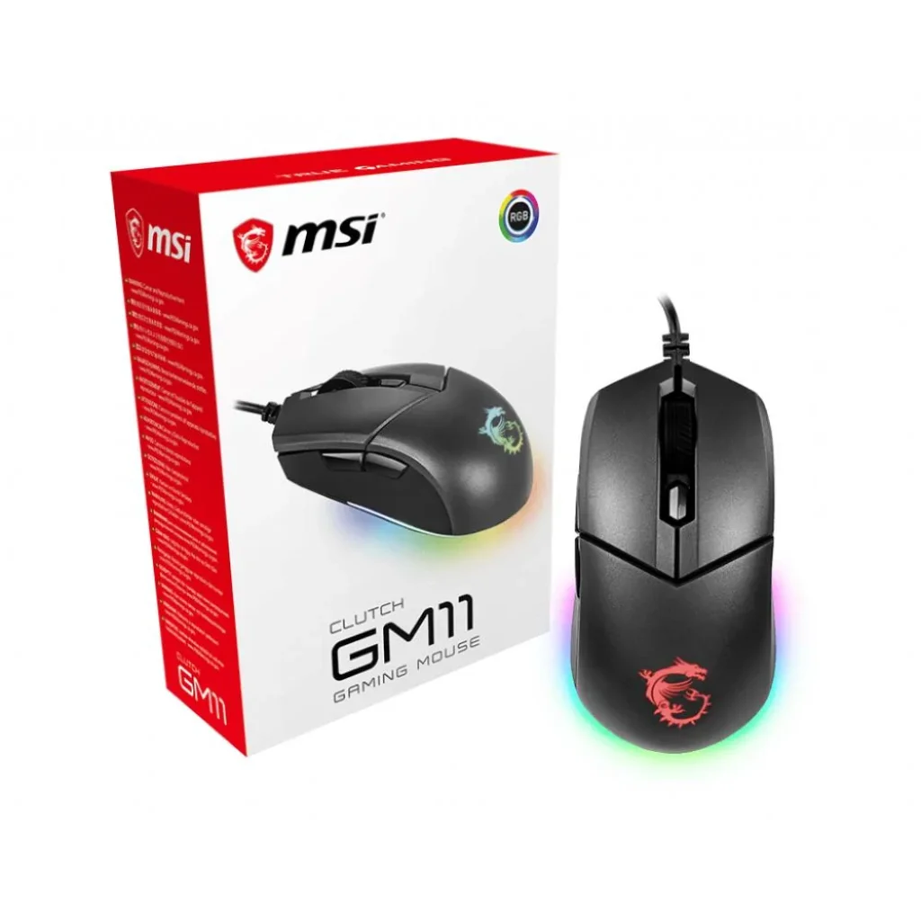 Миша USB OPTICAL GAMING CLUTCH GM11 MSI UA