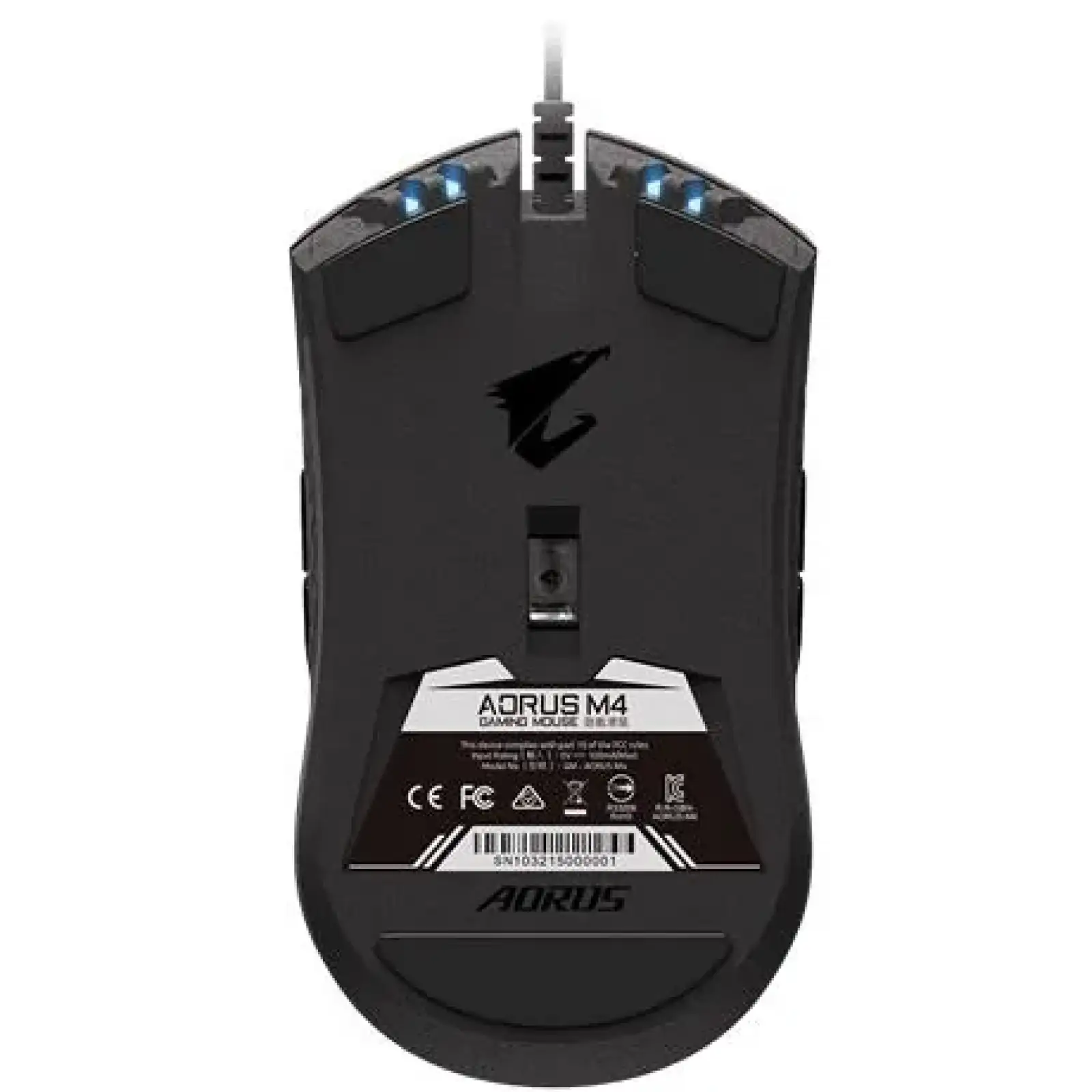 Миша USB OPTICAL BLACK AORUS M4 GIGABYTE UA